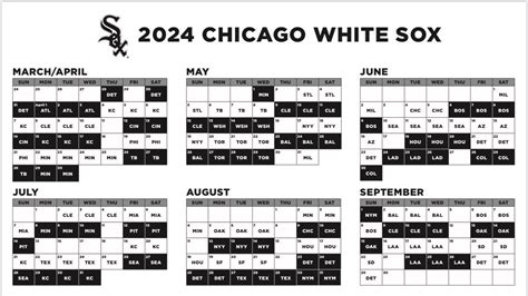 white sox tv schedule 2024